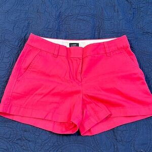 J Crew Factory 3.5” Inseam Magenta Shorts